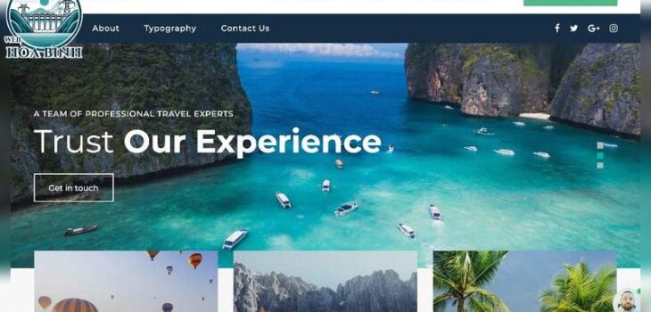 Thiết kế website du lịch – Thu hút khách hàng với giao diện đặc sắc
